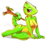  alpha_channel anthro big_breasts blush breasts elpatrixf female gecko lizard nipples nude pose pussy red_eyes reptile scalie solo staff voluptuous 