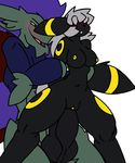  2016 anthro balls big_penis black_penis blush breasts canine claws eeveelution erection fluffy fox fur grey_fur hair johnithanial male mammal nintendo penis pok&eacute;mon sex solomon_(johnithanial) umbreon vaginal video_games zoroark 