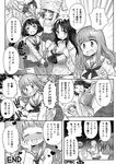  bangs blouse blunt_bangs blush bra closed_eyes comic fbc gekitotsu!_joshikousei_oiroke_sensha_gundan girls_und_panzer glasses greyscale hand_on_own_face heart kneehighs long_hair long_sleeves looking_at_another maruyama_saki miniskirt monochrome multiple_girls neckerchief ooarai_school_uniform oono_aya panties pantyshot parted_bangs pleated_skirt sakaguchi_karina sawa_azusa school_uniform see-through serafuku shirt_lift short_hair skirt smile sneezing striped striped_bra sweatdrop takebe_saori tearing_up towel training_bra translated twintails underwear utsugi_yuuki wet wet_clothes wringing_clothes wringing_skirt yamagou_ayumi 