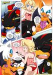  anthro bbmbbf bdsm breasts butt comic domination female female_domination male male/female maria_robotnik mobius_unleashed nipples nude palcomix penis pussy rouge_the_bat sex shadow_the_hedgehog sonic_(series) 