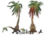  alolan_exeggutor ambiguous_gender canine exeggutor extra-vertebrae fak&eacute;mon houndoom human mammal monster nintendo pok&eacute;mon regional_variant video_games 