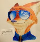  anthro canine disney fox fur konnboko male mammal nick_wilde zootopia 