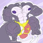  anthro balls biceps bulge butt canine eggo21 hi_res hyper male mammal muscular nintendo nipples penis solo star_fox video_games wolf wolf_o&#039;donnell 