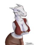  2016 anthro asa_nordskov big_breasts breasts dragon dragonborn druid dungeons_&amp;_dragons horn invalid_color invalid_tag magic_user rivenhelper rogue tribal_spellcaster white_dragonborn zonalar 