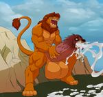  anthro cum disney feline food lion mammal scar simba the_lion_king transformation waffle wolfblade 