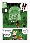  2002 amphibian andross anthro canine clothing comic dialogue duo english_text fox fox_mccloud frog group male mammal nintendo official_art slippy_toad star_fox text unknown_artist video_games 