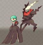  alternate_color aqua_hair black_skin blue_eyes blue_hair blue_sclera checkered checkered_background creatures_(company) crossed_arms darkrai full_body game_freak gardevoir gen_3_pokemon gen_4_pokemon gradient gradient_background grey_background hair hair_over_one_eye hand_up humanoid legendary_pok&eacute;mon looking_to_the_side mega_evolution mega_gardevoir nintendo no_humans open_mouth pok&eacute;mon pokemon pokemon_(creature) red_eyes shiny_pok&eacute;mon shiny_pokemon shiwo_(siwosi) short_hair simple_background siwo standing video_games white_eyes white_skin 