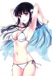  bikini cleavage mahouka_koukou_no_yuutousei swimsuits tagme 