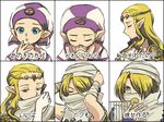  age_progression blonde_hair blue_eyes long_hair oto pointy_ears princess_zelda sheik spoilers the_legend_of_zelda the_legend_of_zelda:_ocarina_of_time tiara translated young_zelda younger 