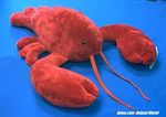 arthropod black_eyes crustacean cute lobster low_res marine photo plushie simple_background 