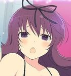  1girl female murasaki_(senran_kagura) purple_eyes purple_hair senran_kagura solo 