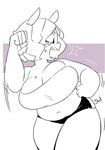  anthro big_breasts breasts cleavage clothed clothing corruption_of_champions female huge_breasts lottie_(coc) mammal open_mouth pig porcine scared slightly_chubby solo tears unknown_artist 