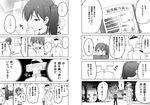  1girl comic greyscale kaga_(kantai_collection) kantai_collection masukuza_j monochrome partially_translated t-head_admiral translation_request 