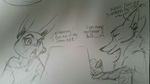  2016 anthro canine disney female fox iji judy_hopps lagomorph male mammal nick_wilde rabbit sketch zootopia 