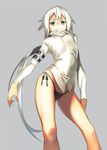  azuki_(azuki-taste) black_panties blue_eyes highres long_hair looking_at_viewer panties solo underwear white_hair 