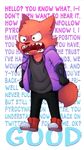  angry canine clothing footwear fox fur hoodie jeans mammal open_mouth pants pyrocynical red_fur sharp_teeth shirt shoes sketchy-macrocosm teeth 