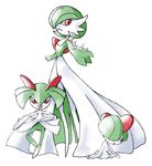  artsy-theo gardevoir green_hair hair humanoid kirlia nintendo pok&eacute;mon ralts red_eyes video_games white_skin 