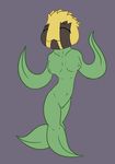 anthro anthrofied breasts eyes_closed female flora_fauna flower green_skin leaf navel nintendo nipples not_furry nude plant pok&eacute;mon posexe pussy seed simple_background smile solo standing sunkern video_games 