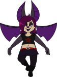 2022 absurd_res allison_(chokovit) anthro back_wings bat bat_ears belt_buckle big_ears biped black_boots black_clothing black_eyeshadow black_footwear black_pupils black_shirt black_topwear boots bottomwear breasts cheek_tuft chokovit_(artist) clothed clothed_anthro clothed_female clothing colored countershade_face countershade_neck countershade_torso countershading cowlick digital_drawing_(artwork) digital_media_(artwork) eyebrow_piercing eyebrow_through_hair eyebrows eyeshadow facial_piercing facial_tuft fangs female female_anthro fingers fishnet fishnet_legwear flying footwear front_view full-length_portrait fur fur_tuft glistening glistening_eyes glistening_tongue grey_body grey_ears grey_fur grey_piercing hair hi_res legwear looking_at_viewer makeup mammal membrane_(anatomy) membranous_wings midriff narrowed_eyes navel piercing pink_eyes portrait prick_ears pupils purple_hair purple_membrane purple_nose purple_tongue red_belt red_star shirt simple_background solo spread_wings star tan_body tan_countershading teeth tongue tongue_piercing topwear translucent translucent_hair tuft white_background wings