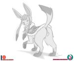 2023 anus artist_name bedroom_eyes bell bow_ribbon butt christmas christmas_clothing cloak clothed clothed_feral clothing digital_drawing_(artwork) digital_media_(artwork) eeveelution eyebrows feral fur generation_4_pokemon glaceon hi_res holidays jingle_bell long_ears looking_at_viewer looking_back male narrowed_eyes nicnak044 nintendo one_eye_closed patreon patreon_logo pawpads paws pokemon pokemon_(species) presenting presenting_anus presenting_balls presenting_hindquarters quadruped raised_eyebrows raised_foot raised_paw seductive signature sketch snowflake_pattern solo standing subscribestar subscribestar_logo text url wink winking_at_viewer