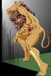 2012 abs after_transformation anthro arm_above_head bastianmage biceps bound encasement erection felid genitals glistening glistening_body goo_transformation gradient_background half-closed_eyes human_to_anthro leaning_on_wall lion lizardman_(artist) male mammal masturbation muscular muscular_anthro muscular_male narrowed_eyes open_mouth pantherine pecs penile penile_masturbation penile_spines penis simple_background solo species_transformation standing takeover tiptoes tongue tongue_out transformation whiskers yellow_body