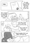 2017 ambiguous_gender anthro avian bird columbid comic domestic_cat doukutsunezumi english_text felid feline felis feral hard_translated hi_res kemono kuroneko_(doukutsunezumi) mammal monochrome pigeon shironeko_(doukutsunezumi) text translated