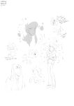 2023 angry blush child clothed clothing digital_drawing_(artwork) digital_media_(artwork) english_text equid equine feral frown fully_clothed group hair happy hi_res hooves horn human long_hair male mammal monochrome muscabre osamu_tezuka petals sanrio short_hair short_mane sketch smile text unfinished unico unico_(series) unicorn walking young