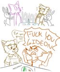  anthro bonnie_hopps butt canine clothed clothing comic cooking digital_media_(artwork) disney dress female fox fur gideon_grey hi_res humor lagomorph male mammal mature_female mrs._wilde mrs_wilde nervous rabbit seductive simple_background sketch slightly_chubby suggestive sweat teeth visiti white_background wide_eyed zootopia 