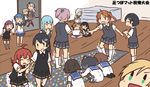  :d ahoge akigumo_(kantai_collection) amatsukaze_(kantai_collection) arashi_(kantai_collection) arm_grab betchan black_hair black_legwear black_skirt blonde_hair blue_eyes blue_hair blue_skirt brown_dress brown_hair closed_eyes doorway double_bun dress flipped_hair gradient_hair green_eyes green_ribbon grey_hair grey_legwear hagikaze_(kantai_collection) hair_ornament hair_over_one_eye hair_ribbon hair_tubes hairclip hamakaze_(kantai_collection) hatsukaze_(kantai_collection) isokaze_(kantai_collection) kagerou_(kantai_collection) kantai_collection kuroshio_(kantai_collection) long_hair long_sleeves looking_at_viewer maikaze_(kantai_collection) messy_hair multicolored_hair multiple_girls neck_ribbon neckerchief no_gloves no_hat no_headwear nowaki_(kantai_collection) open_mouth oyashio_(kantai_collection) pantyhose photobomb pink_hair pleated_skirt ponytail purple_eyes purple_hair purple_legwear red_eyes red_hair red_legwear red_ribbon ribbon sailor_collar sailor_dress school_uniform serafuku shiranui_(kantai_collection) shirt short_dress short_hair short_ponytail short_sleeves silver_hair sitting skirt sleeves_rolled_up smile socks sparkle squatting standing striped striped_legwear tanikaze_(kantai_collection) teeth thighhighs tied_shirt tokitsukaze_(kantai_collection) translated trembling twintails two_side_up urakaze_(kantai_collection) vest white_legwear white_shirt windsock yellow_ribbon yukikaze_(kantai_collection) 