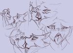  age_difference black_lips blush canine diddy_kong digimon donkey_kong_(series) drooling fox humiliation interspecies kissing lips male mammal messy monkey nintendo primate renamon saliva size_difference skecth sketch tongue ungulatr video_games younger_male 