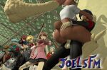 3d_(artwork) absurd_res aigis_(persona) akihiko_sanada anthro anthro_penetrated atlus balls baseball_bat bat_(object) breasts canid canine canis clothed clothing covering covering_eyes covering_face cybernetics cyborg digital_media_(artwork) domestic_dog eyewear female feral fuuka_yamagishi generation_4_pokemon genitals gesture group hand_gesture hi_res human human_on_anthro human_penetrating human_penetrating_anthro human_penetrating_female interspecies joelsfm junpei_iori ken_amada koromaru lagomorph lopunny machine male male/female mammal megami_tensei megami_tensei_persona minato_arisato mitsuru_kirijo nintendo nipples penetration penile penile_penetration penis penis_in_pussy persona_(series) persona_3 pokemon pokemon_(species) robot sega sex shiba_inu shocked source_filmmaker spitz sunglasses thumbs_up uniform vaginal vaginal_penetration warfare_lopunny young_(lore) young_male yukari_takeba