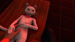  3d_(artwork) cat collar digital_media_(artwork) feline female first_person_view lying mammal nude pussy size_difference sumeriandragon 