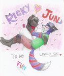  canine cat clothing feline fox holidays jun_rasenfox male male/male mammal tagme valentine&#039;s_day 