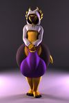  2016 3d_(artwork) anthro anthroanim balls big_balls bottomless clothed clothing digital_media_(artwork) girly hoodie horn huge_balls hyper hyper_balls looking_at_viewer male milenth_drake panties simple_background smile solo thick_thighs underwear wide_hips 