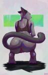 absurd_res anthro anus arcsuh beat_banger big_butt bunfan_games butt butt_focus cathy_smith clothed clothing crouching digital_media_(artwork) digital_painting_(artwork) domestic_cat felid feline felis female fur genitals hi_res huge_butt looking_back mammal nude partially_clothed pawpads paws presenting presenting_hindquarters pussy rear_view simple_background smile solo tail