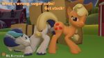 16:9 3d_(artwork) 4k absurd_res applejack_(mlp) asking asking_another ass_to_ass ass_up balls barn butt clothing cloud cowboy_hat day dialogue digital_media_(artwork) dock_(anatomy) docked_tail duo ears_down earth_pony equid equine farm female feral friendship_is_magic genitals grass hair hasbro hat hay hay_block head_down_ass_up headgear headwear hi_res horn horse knotting looking_back lying male male/female mammal medial_ring my_little_pony mythological_creature mythological_equine mythology narrowed_eyes nude olkategrin on_front one_eye_closed outside outside_sex patreon patreon_logo penetration pivoted_ears plant pony puffed_cheeks seductive sex shining_armor_(mlp) short_tail sky small_waist smile source_filmmaker sweet_apple_acres tail tail_aside text tree unicorn vaginal vaginal_penetration wallpaper watermark widescreen window wrinkled_nose