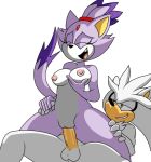  anthro anthro_on_anthro balls blaze_the_cat breasts domestic_cat duo erection eulipotyphlan eyes_closed felid feline felis female female_on_top female_penetrated grin half-closed_eyes happy happy_sex hedgehog holding_breast imbeingarealdoofus_(artist) looking_pleasured male male/female male_penetrating mammal nipples no_navel nude on_top open_mouth penetration penis pussy pussy_juice reverse_cowgirl_position sex silver_the_hedgehog simple_background smile sonic_(series) vaginal vaginal_penetration white_background 