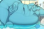 ambiguous_gender bathroom belly big_belly big_tail blue_body body_inflation eeveelution eyes_closed feral garuda_six generation_1_pokemon heart_symbol huge_belly huge_tail hyper hyper_belly inflation liquid_inflation morbidly_obese morbidly_obese_ambiguous morbidly_obese_feral nintendo obese obese_ambiguous obese_feral overweight overweight_ambiguous overweight_feral pokemon pokemon_(species) smile solo tail vaporeon water water_inflation weight_gain