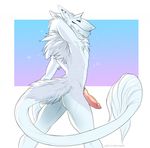  butt erection knot male penis qwertydragon sergal solo 