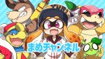  beanie blush crash_bandicoot_(series) dingodile eromame hat hood hoodie inkling inkling_girl inkling_player_character jersey king_dedede kirby_(series) mario_(series) pink_eyes roy_koopa splatoon_(series) sunglasses tentacle_hair 