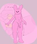  anthro averyunfunny avian bird breasts candy chicken dessert easter female food galliform gallus_(genus) genitals herm hi_res holidays intersex lagomorph leporid mammal marshmallow peeps penis phasianid pink_body pink_skin rabbit sex_toy small_breasts solo thick_thighs vein veiny_penis yellow_body yellow_skin 