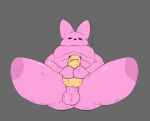  anthro averyunfunny avian bird breasts candy chicken dessert easter female food galliform gallus_(genus) herm hi_res holidays intersex lagomorph leporid mammal marshmallow peeps phasianid pink_body pink_skin rabbit sex_toy small_breasts solo thick_thighs yellow_body yellow_skin 