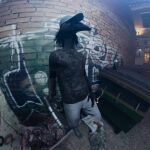 3d_(artwork) anthro avian beverage_can bird clothed clothing corvid corvus_(genus) crow digital_media_(artwork) first_person_view graffiti gun hi_res kolett male money night oscine passerine ranged_weapon solo street trader trash weapon