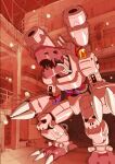  cable digimon digimon_(creature) highres indoors masunikuru mecha mugendramon no_humans robot sharp_teeth skull solo teeth 