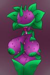  anthro areola big_breasts breasts chompzilla digital_media_(artwork) eyeless female flora_fauna huge_breasts humanoid humanoidized nipples not_furry nude plant plants_vs_zombies pussy simple_background smile solo thompson-vonjung thorns tongue tongue_out video_games 