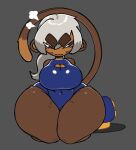  admiral_brickell anthro big_breasts bloons_tower_defense breasts clothing eyebrows female hair haplorhine huge_hips mammal monkey ninja_kiwi nsfwoaf primate solo tail thick_eyebrows thick_thighs tight_clothing white_hair wide_hips 