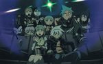  black_star dark death_scythe death_the_kid elizabeth_thompson franken_stein maka_albarn nakatsukasa_tsubaki patricia_thompson soul_eater soul_eater_evans 