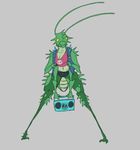  2016 4_arms anthro arthropod breasts butt clothed clothing female grasshopper incect insect invalid_tag legwear locuts multi_arm multi_limb punk_rock thick_thigs toxicempress3 wide_hips 