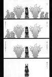 asagumo_(kantai_collection) blew_andwhite comic fusou_(kantai_collection) greyscale highres kantai_collection michishio_(kantai_collection) mogami_(kantai_collection) monochrome multiple_girls non-web_source page_number remodel_(kantai_collection) shigure_(kantai_collection) silhouette translated yamagumo_(kantai_collection) yamashiro_(kantai_collection) 