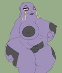 anthro anthrofied areola bedroom_eyes belly big_breasts breast_grab breasts butt butt_grab erect_nipples female half-closed_eyes hand_on_breast hand_on_butt huge_breasts looking_at_viewer navel nintendo nipples nude overweight pink_eyes pok&eacute;mon posexe puckered_lips purple_skin pussy seductive simple_background smile solo standing swalot thick_thighs video_games whiskers wide_hips 
